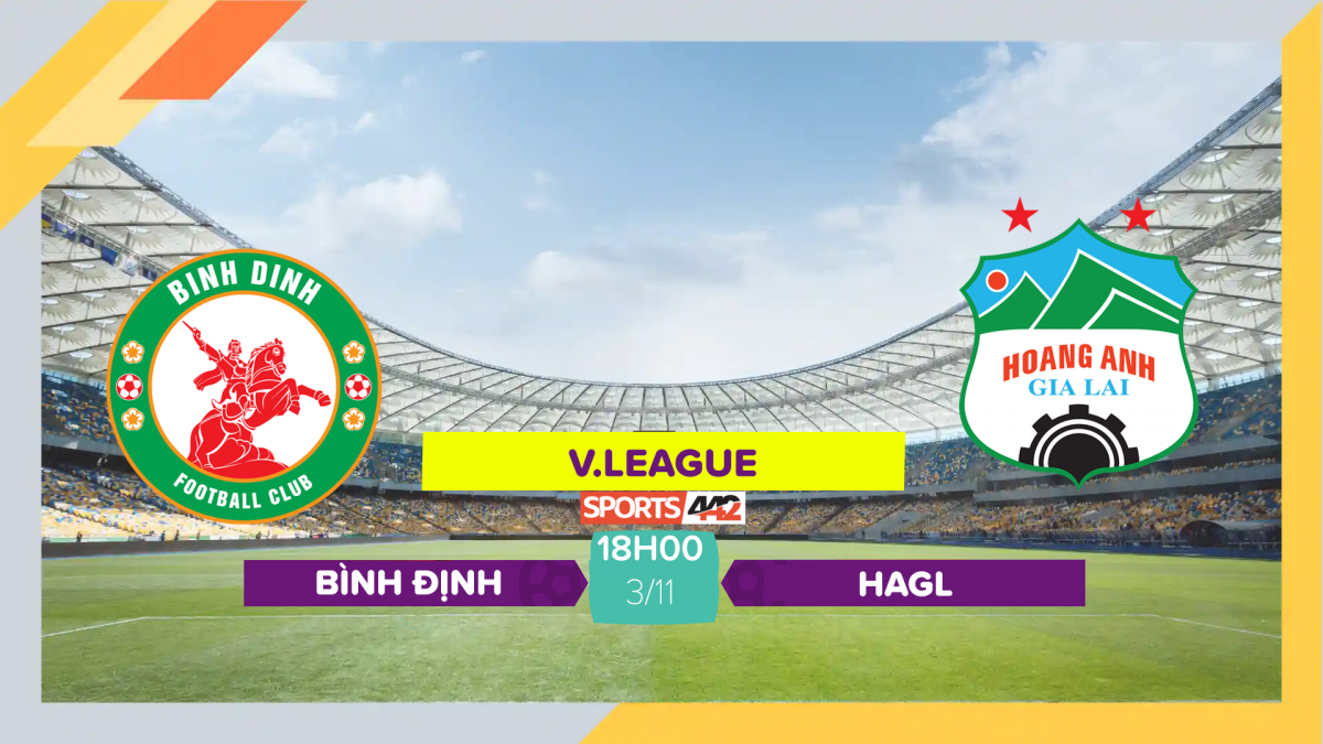 Soi kèo Bình Định vs Hoàng Anh Gia Lai 18h00 ngày 3 11 2023