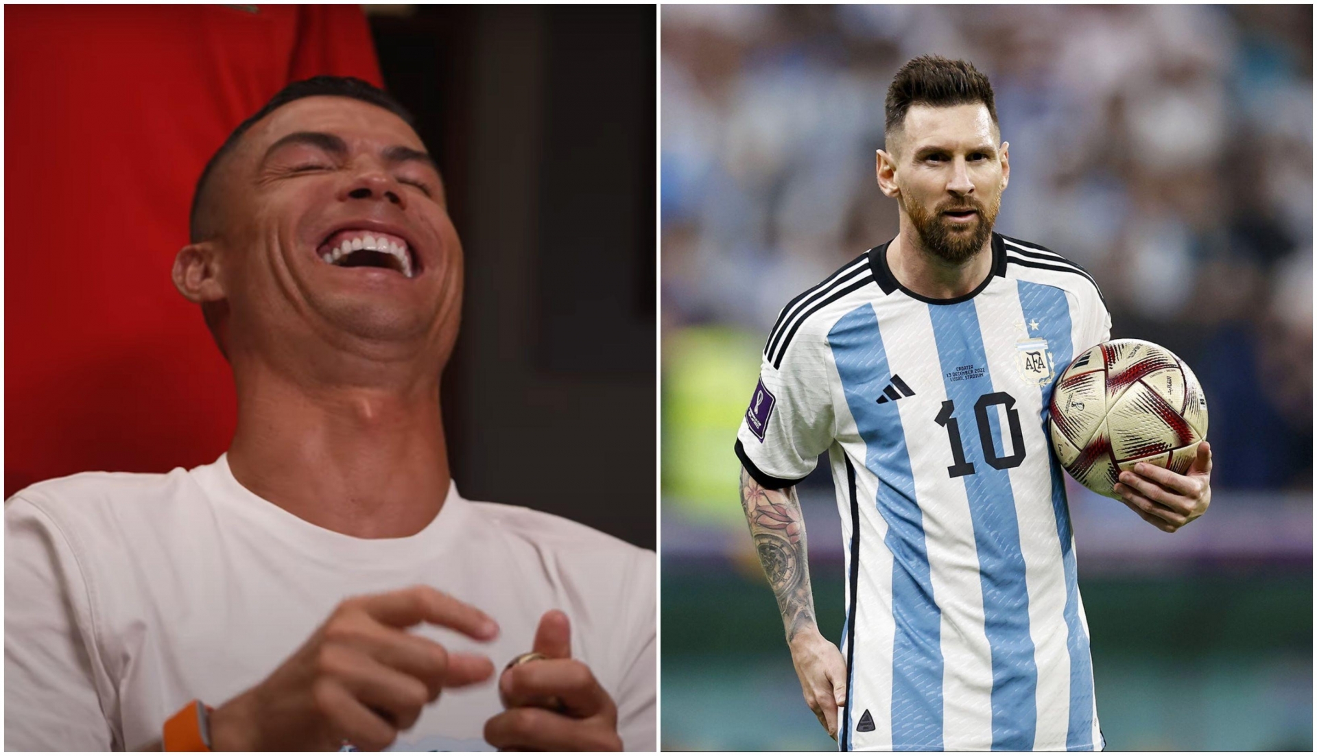 Ronaldo bất ngờ 'nhái' lại câu chửi huyền thoại của Messi