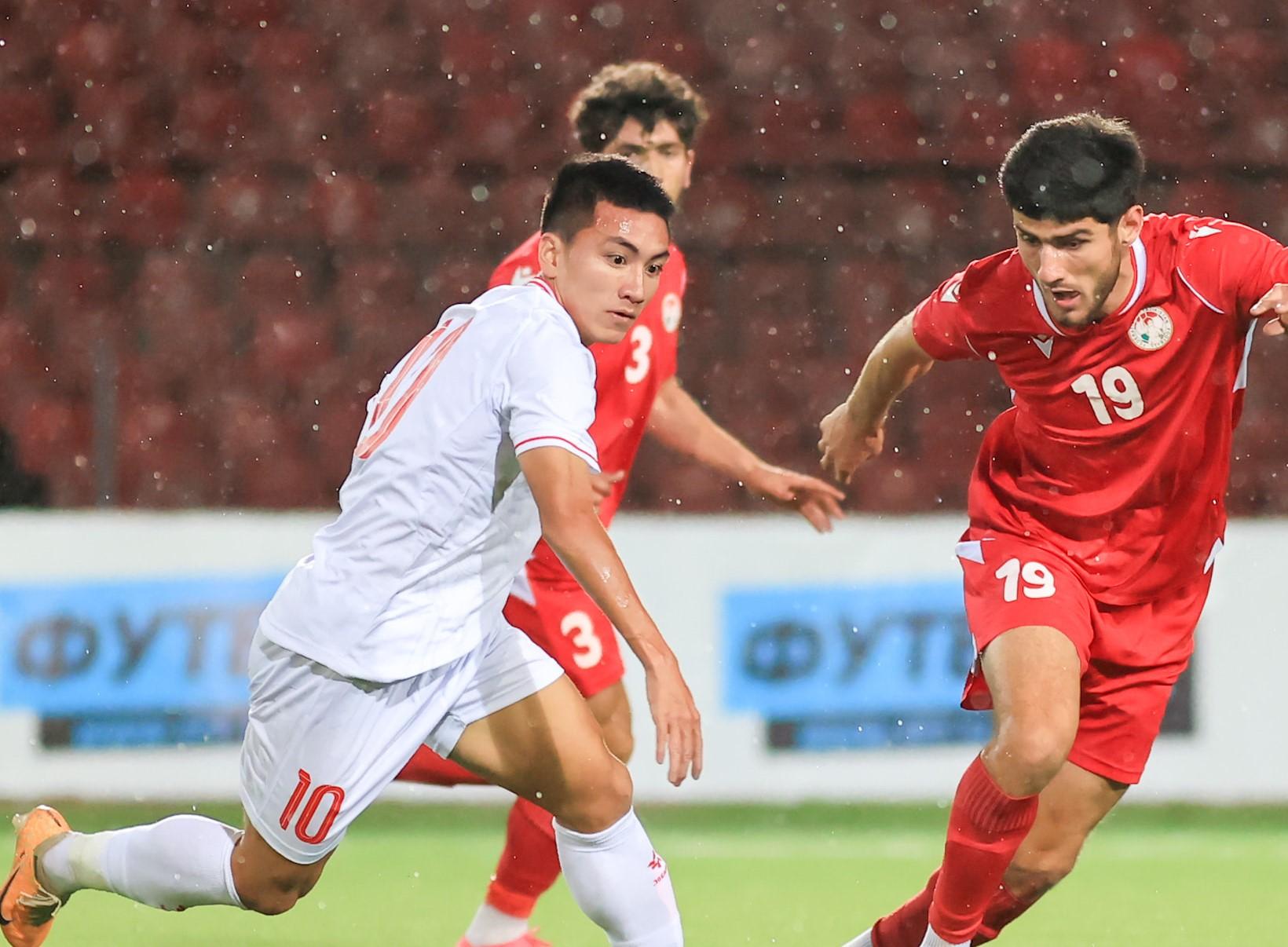 U23 Việt Nam cầm hòa 0-0 U23 Tajikistan trong trận giao hữu