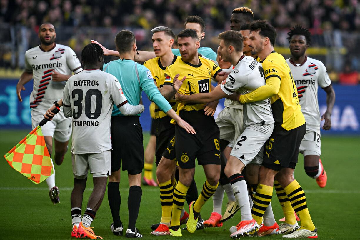 Dortmund 1-1 Leverkusen: Leverkusen tiếp tục bất bại trong ngày thiếu vắng trụ cột
