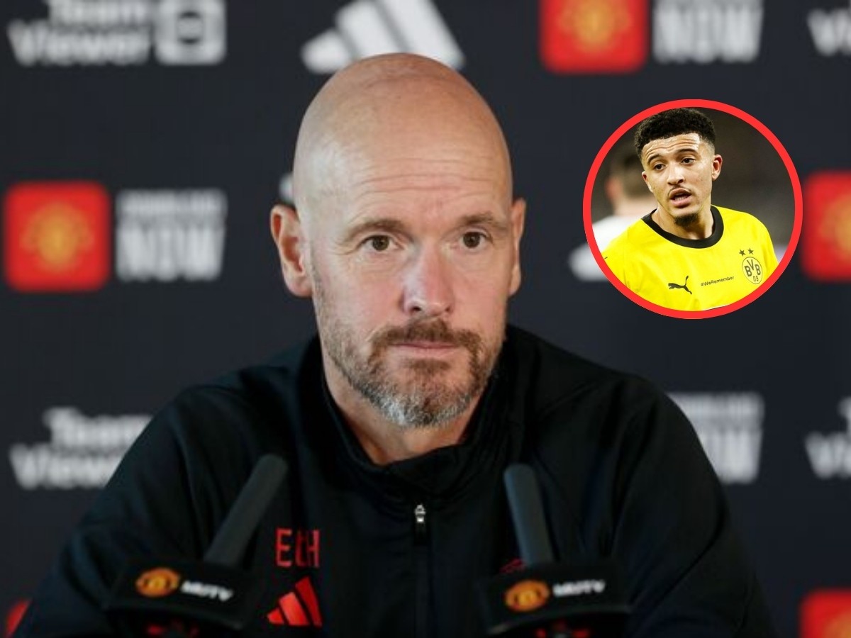 Ten Hag bày tỏ niềm vui cho Sancho sau màn trình diễn ấn tượng ở C1