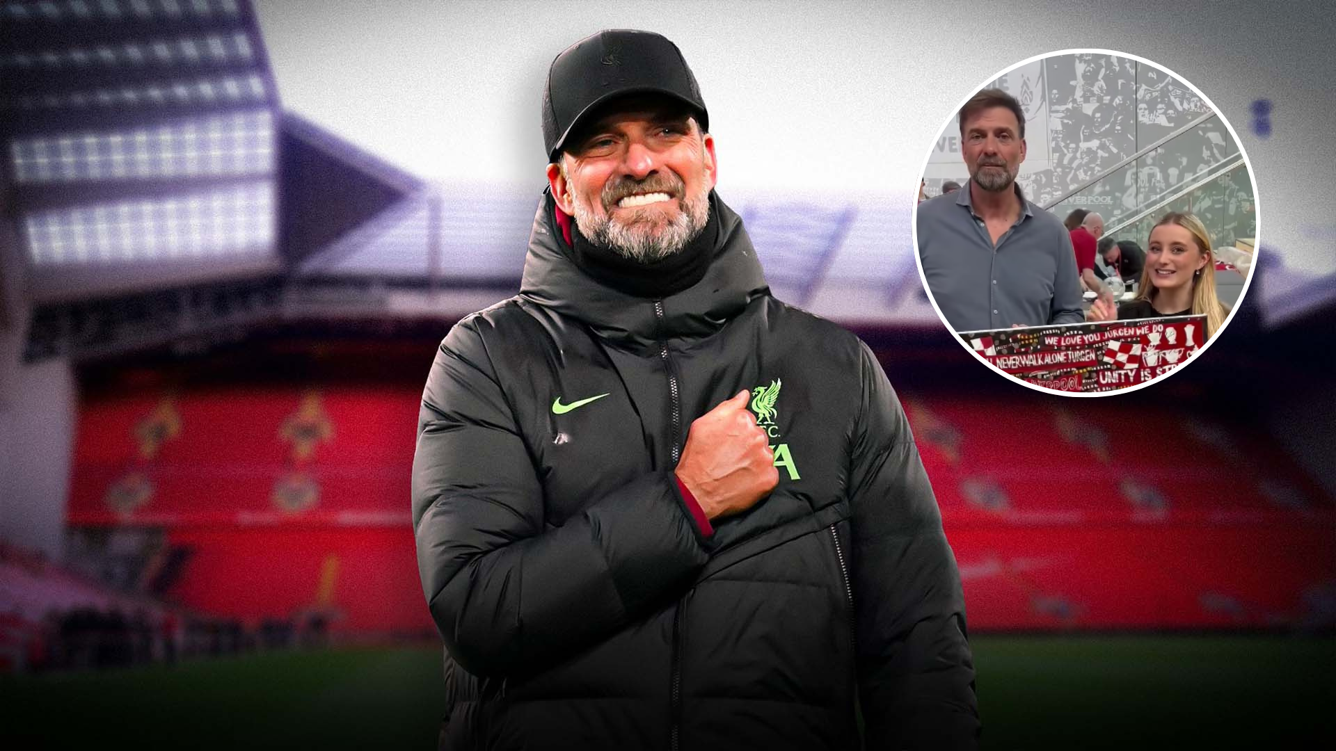 HLV Jurgen Klopp xúc động khi nhận món quà từ NHM Liverpool