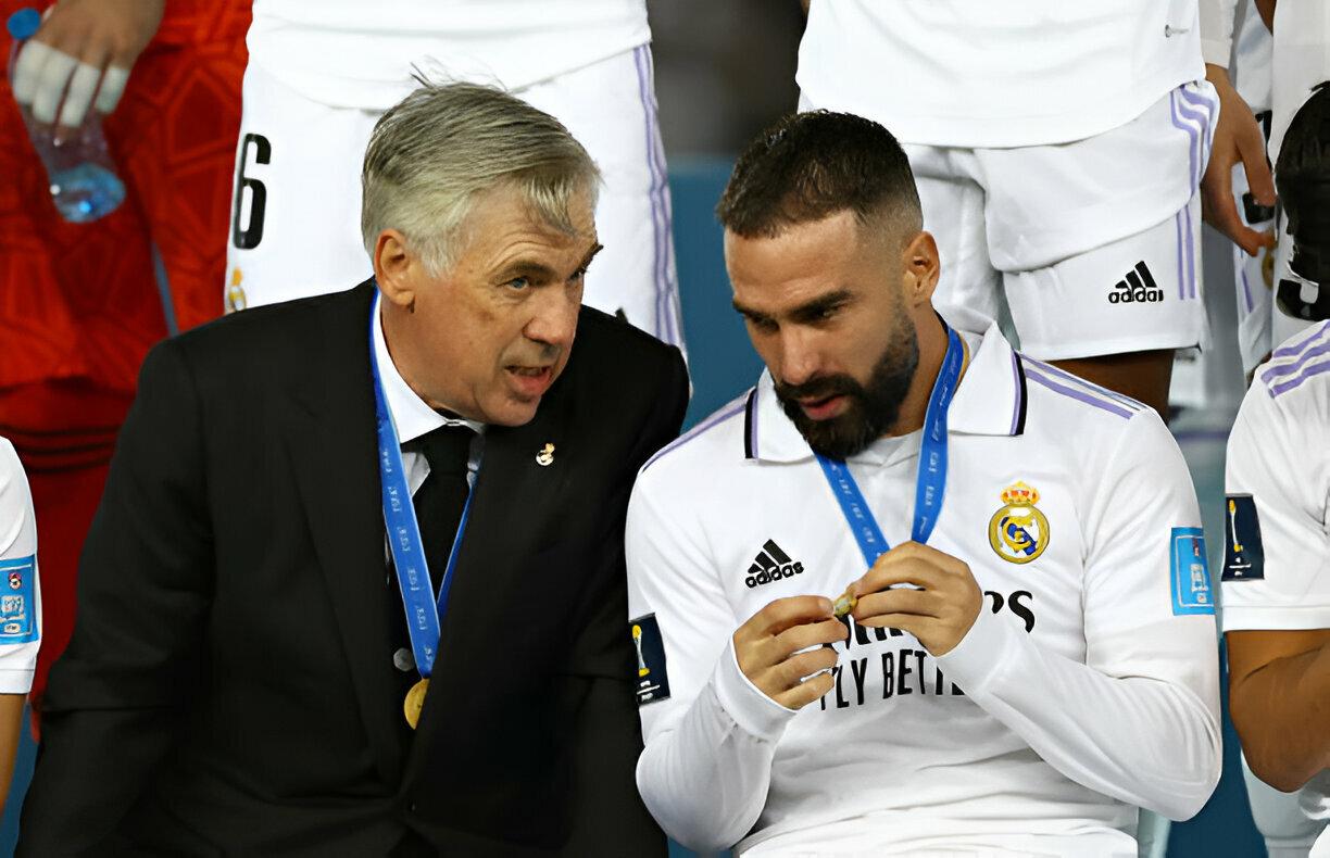 Carvajal: \'Thành công của Real là nhờ HLV Ancelotti\'