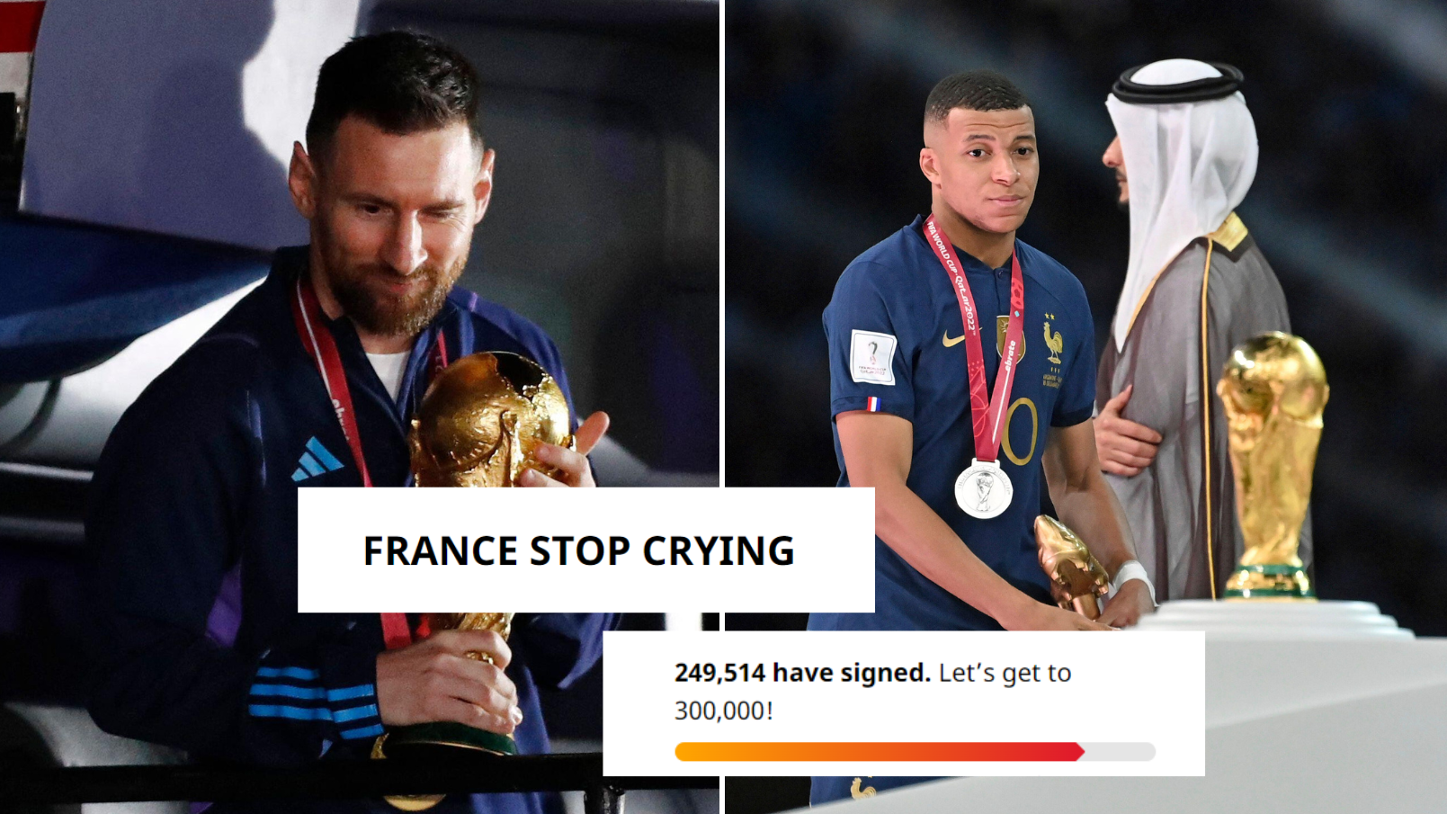 france stop crying
