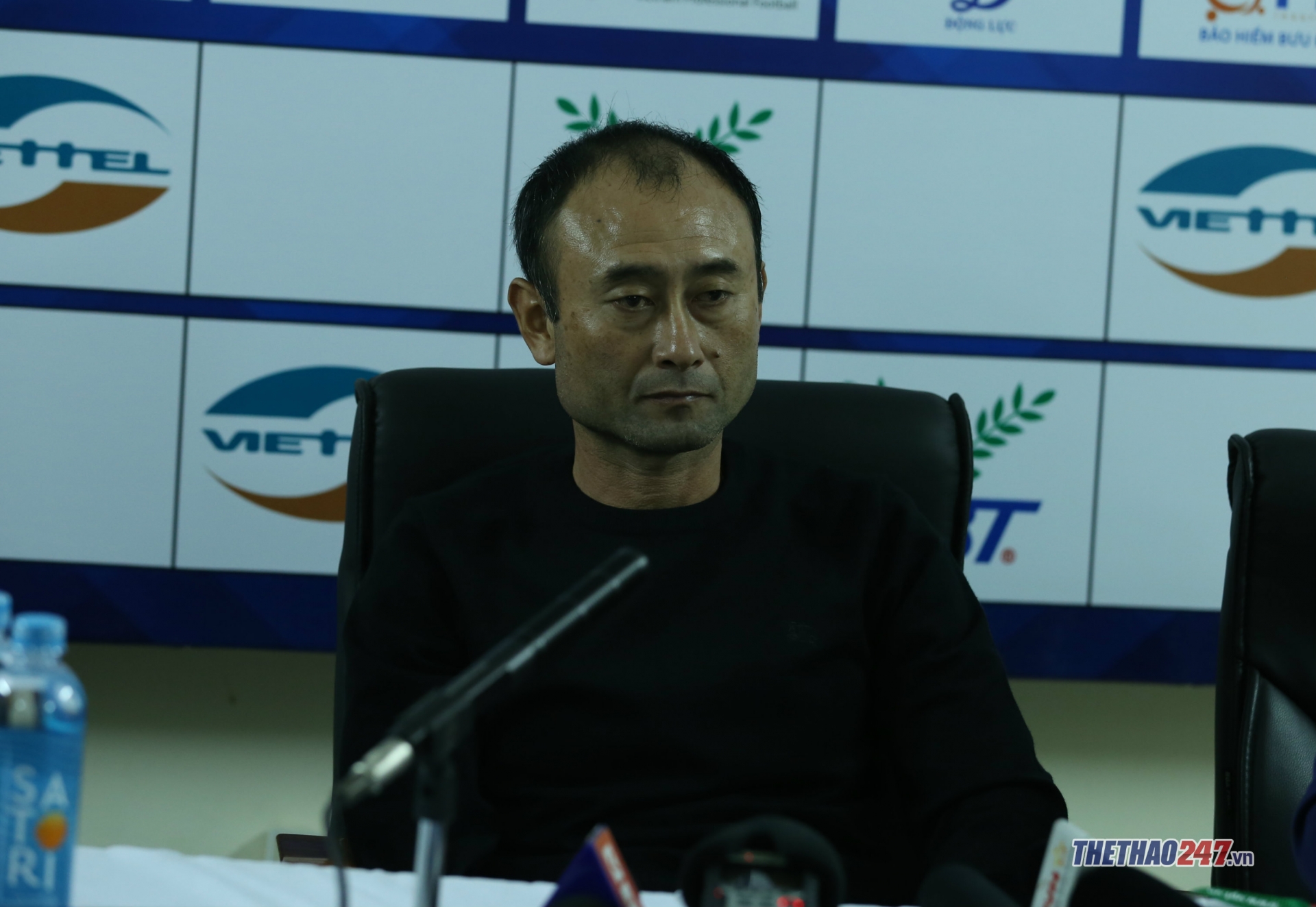 Coach Lee Tae Hoon in the press conference