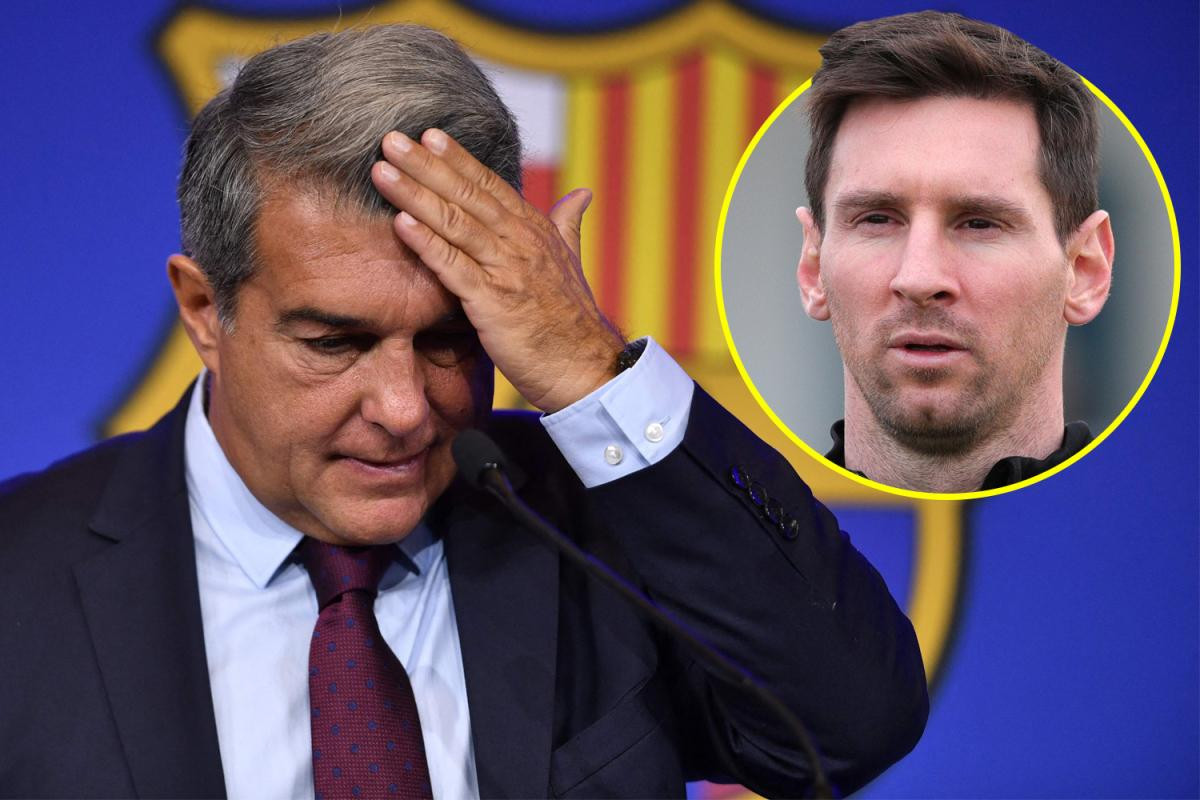 Messi khong nghe may Laporta