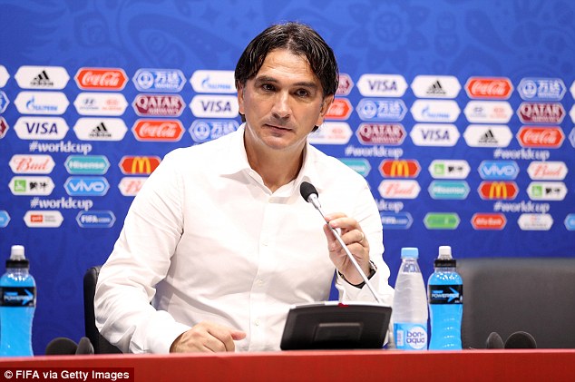 Zlatko Dalic Croatia vs Brazil