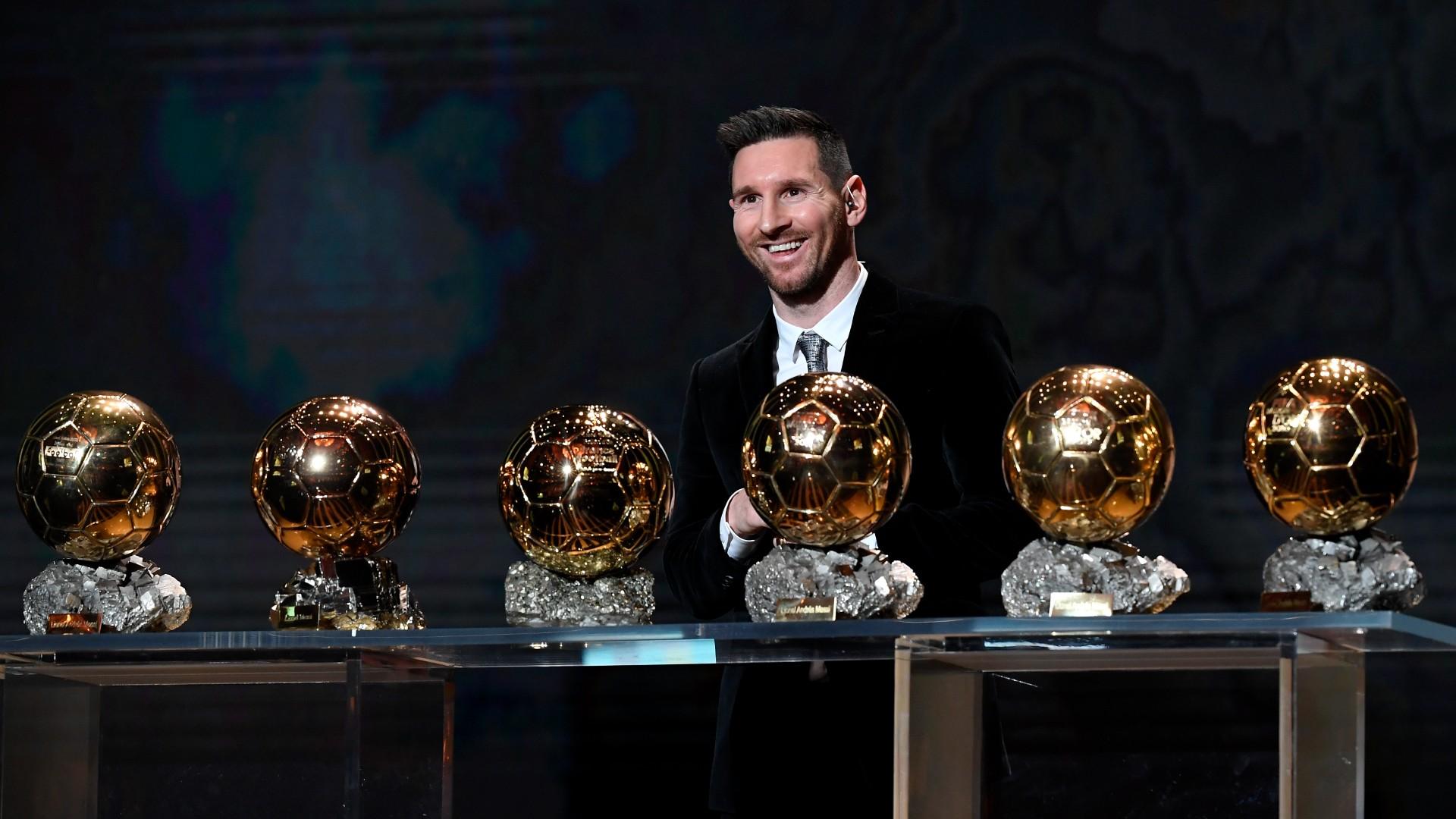 Lionel Messi Ballon d'Or Trophies 100922 (1)