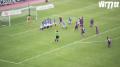 VIDEO: Pha dàn xếp đá phạt 'tinh quái' của đội bóng khiến đối phương ngẩn ngơ tiếc nuối