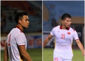 CHÙM ẢNH: 2 hòn đá tảng Việt Anh - Thanh Bình thể hiện đẳng cấp nơi hàng phòng ngự U23 Việt Nam