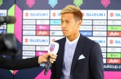 HLV Keisuke Honda vắng mặt trong buổi họp báo trước trận tại SEA Games 31