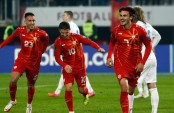 VIDEO: Thẳng tay tiễn nhà vô địch Euro về nước, Bắc Macedonia ăn mừng như mở hội