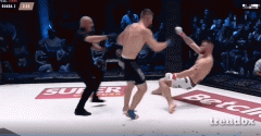 VIDEO: Võ sĩ MMA bị xử thua đầy cay đắng vì sút vào mặt đối thủ