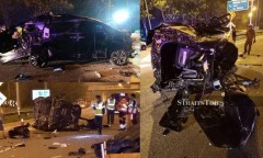 Tiền đạo ĐT Malaysia 'mất cả gia đình' sau khi lái xe đâm vào dải phân cách