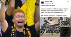 CĐV Malaysia bỗng 'đổi đời' sau vài giây bật khóc tại Asian Cup trên sóng truyền hình