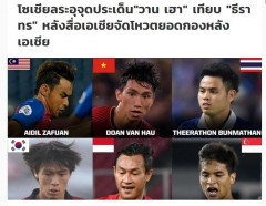 Thai newspaper: 'Doan Van Hau is the number one defender in Asia'