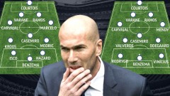 Zinedine Zidane vào thế khó khi xây dựng đội hình Real Madrid