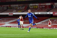 Jamie Vardy phát biểu cực sốc sau khi ghi bàn vào lưới Arsenal