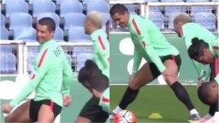 VIDEO: Ronaldo nhún nhảy, dạy đồng đội uốn éo 'sexy'