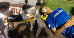 Sau Hùng Dũng, thêm 1 cầu thủ V League nhập viện cấp cứu khâu 3 mũi