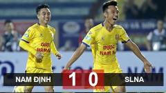 Highlights Nam Định 1-0 SLNA: Kịch tính cuối trận và người hùng Lâm Anh Quang