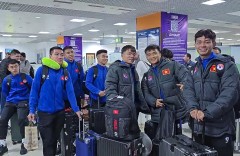 U23 Việt Nam đến Tajikistan chuẩn bị cho VCK U23 Châu Á