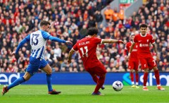 Salah lập công quan trọng giúp Liverpool lội ngược dòng đánh bại Brighton