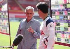 VIDEO: Mourinho chen ngang cuộc phỏng vấn của Son Heung Min để khen người khác