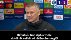 VIDEO: HLV Solskjaer tấm tắc khen ngợi hung thần của Neymar và Mbappe