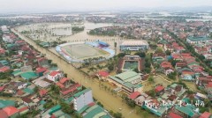 SVĐ chìm trong biển lũ khiến CLB Hà Tĩnh xin chọn Hàng Đẫy là sân nhà