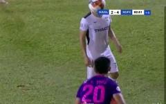 Ném bóng vào mặt Hồng Duy, 'cầu thủ đạo đức nhất' Sài Gòn FC đối mặt với án phạt nặng