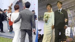 VIDEO: Khoảnh khắc Công Phượng nắm chặt tay Viên Minh tiến vào tiệc cưới