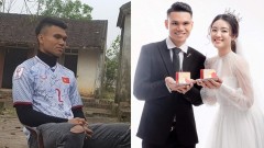 Cầu thủ nhà nghèo nhất ĐT Việt Nam lộ ảnh cưới, ai cũng tấm tắc khen 'trời sinh một cặp'