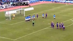 VIDEO: Đội bóng Nhật dàn xếp đá phạt với 'IQ vô cực’ đánh lừa đối thủ
