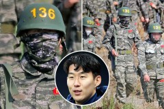 Son Heung-min lộ ảnh đi nghĩa vụ quân sự cực 'ngầu'