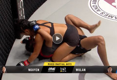 VIDEO: Khóa cứng đối phương, sao nữ gốc Việt khiến võ sĩ Indonesia chịu thua sau 5 phút