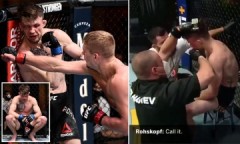 MMA boxer surrendered 18 times in the match