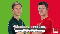 Nhận định bóng đá Wolfsburg vs Bayern Munich, 20h30 ngày 27/6
