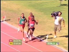 VIDEO: The cameraman beats athletes to win gold in a 10,000m Race