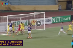 VIDEO: Văn Hậu và khả năng ghi bàn bằng đầu hoàn hảo trong màu áo CLB Hà Nội