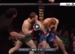 VIDEO: Đã con mắt với màn 'đấm liên hoàn' của gã điên McGregor với đối thủ
