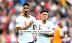 Sancho công khai ý định 'về chung một nhà' với Marcus Rashford