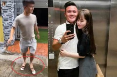 Quang Hải vui đùa cùng bạn gái trong quãng thời gian nghỉ đá bóng