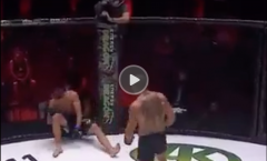 VIDEO: Võ sĩ MMA nhận cái kết đắng chỉ 3 giây sau khi 'trêu' đối thủ