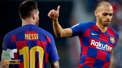 Tiền đạo người Đan Mạch phủ nhận việc 'cướp' áo số 10 của Messi