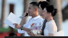 Đám cưới Công Phượng tại Phú Quốc: Chú rể nguyện thề 'Anh sẽ làm tất cả mọi thứ cho chúng ta'