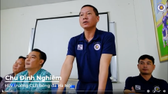 VIDEO: Buổi chia tay trong ... nước mắt của HLV Chu Đình Nghiêm