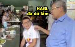 VIDEO: HAGL bị CĐV lớn tuổi chê đá dở, HLV Kiatisak đáp trả 'Đá dở tại sao thắng?'