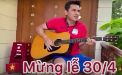 VIDEO: HLV Kiatiak ôm đàn hát 'Như có Bác Hồ trong ngày vui đại thắng' mừng đại lễ 30/4