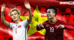 “Siêu đội hình” của tuyển Việt Nam kết hợp giữa HAGL và Hà Nội FC